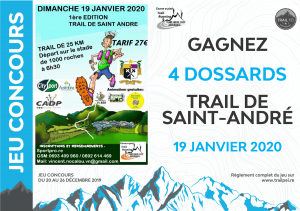 Lire la suite à propos de l’article Jeu-concours Trail de Saint-André 2020