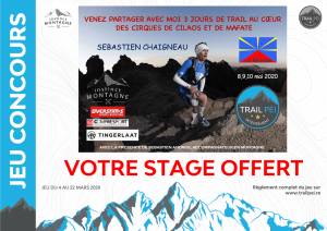 Lire la suite à propos de l’article Jeu-concours Stage Trail Sébastien Chaigneau 2020