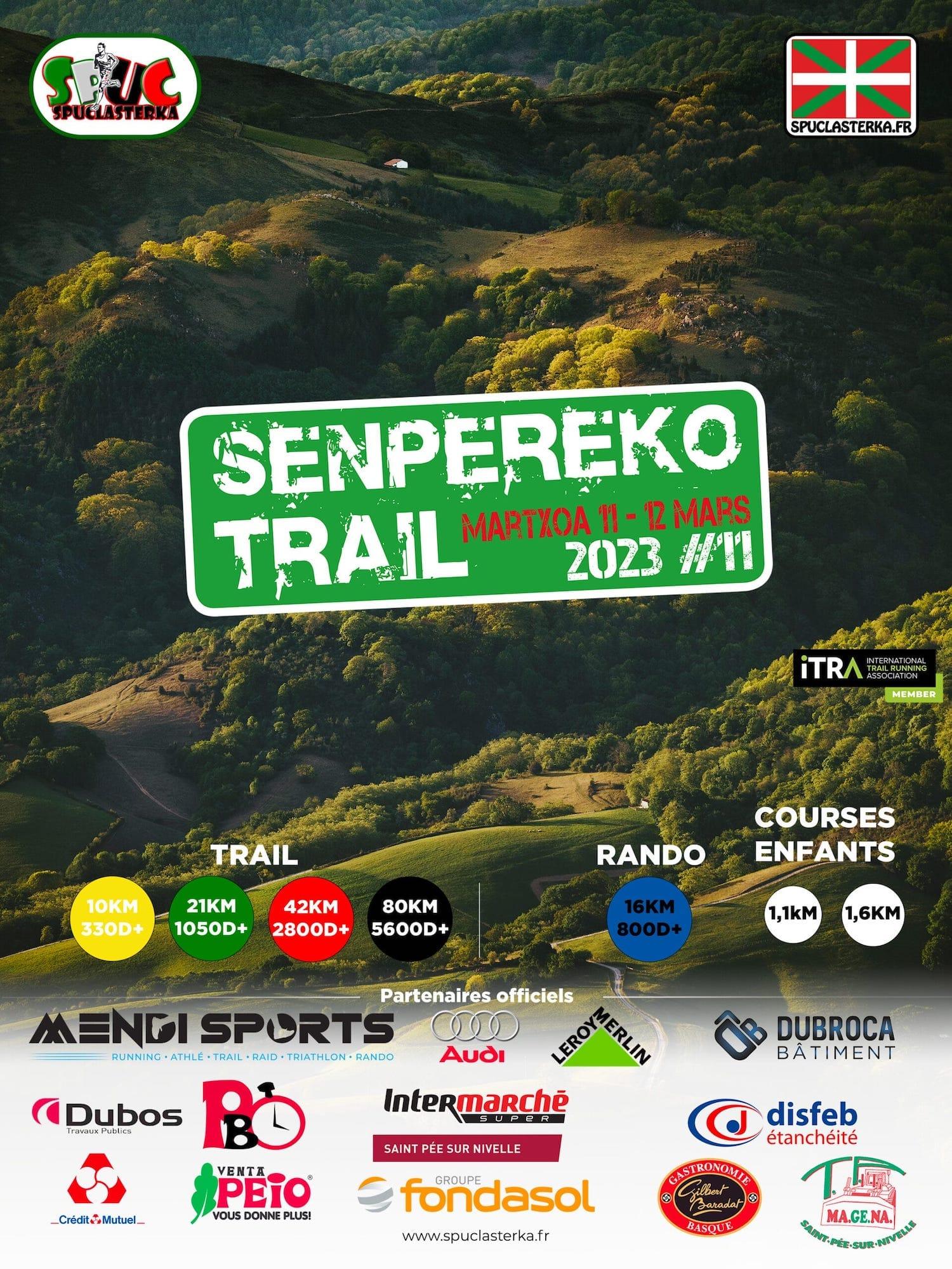 Affiche Senpereko Trail 2023