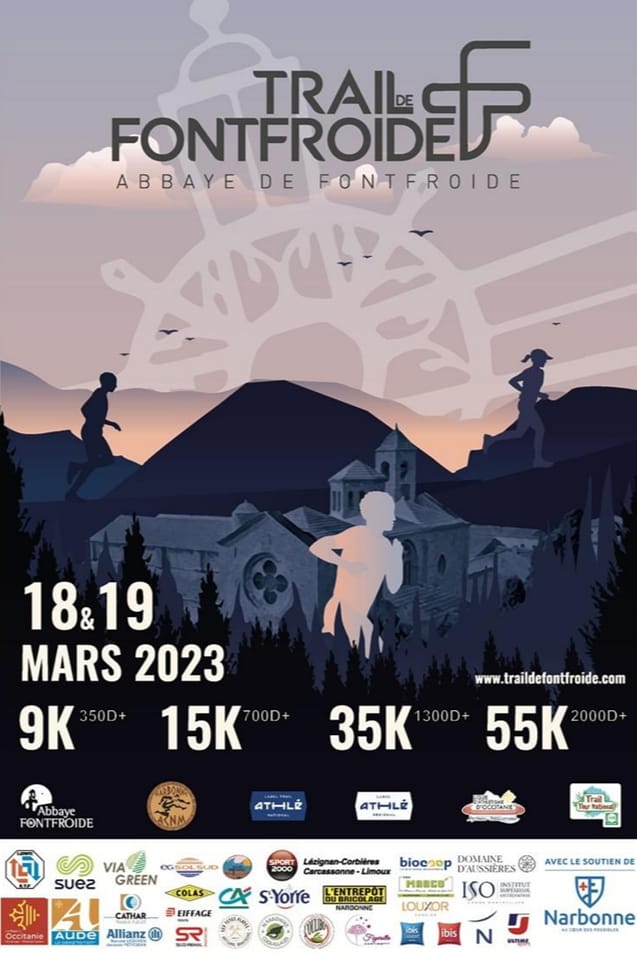Affiche Trail de Fontfroide 2023