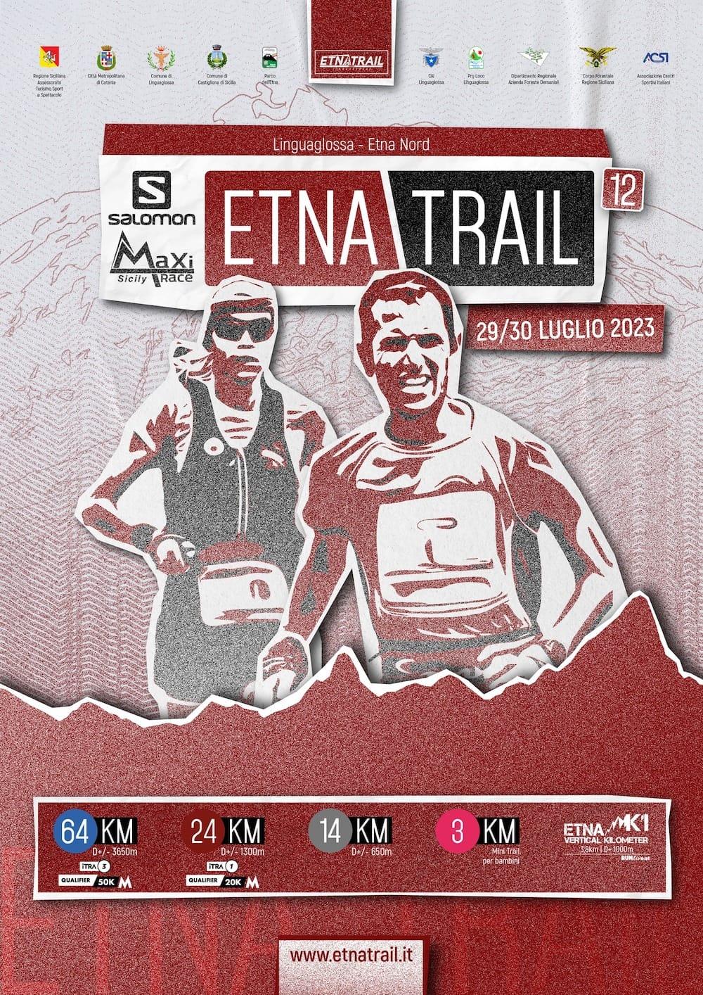 Affiche Etna Trail 2023