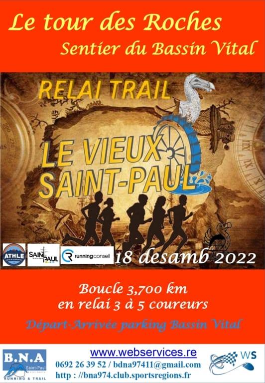 Affiche-Relai Trail Le Vieux Saint-Paul 2022