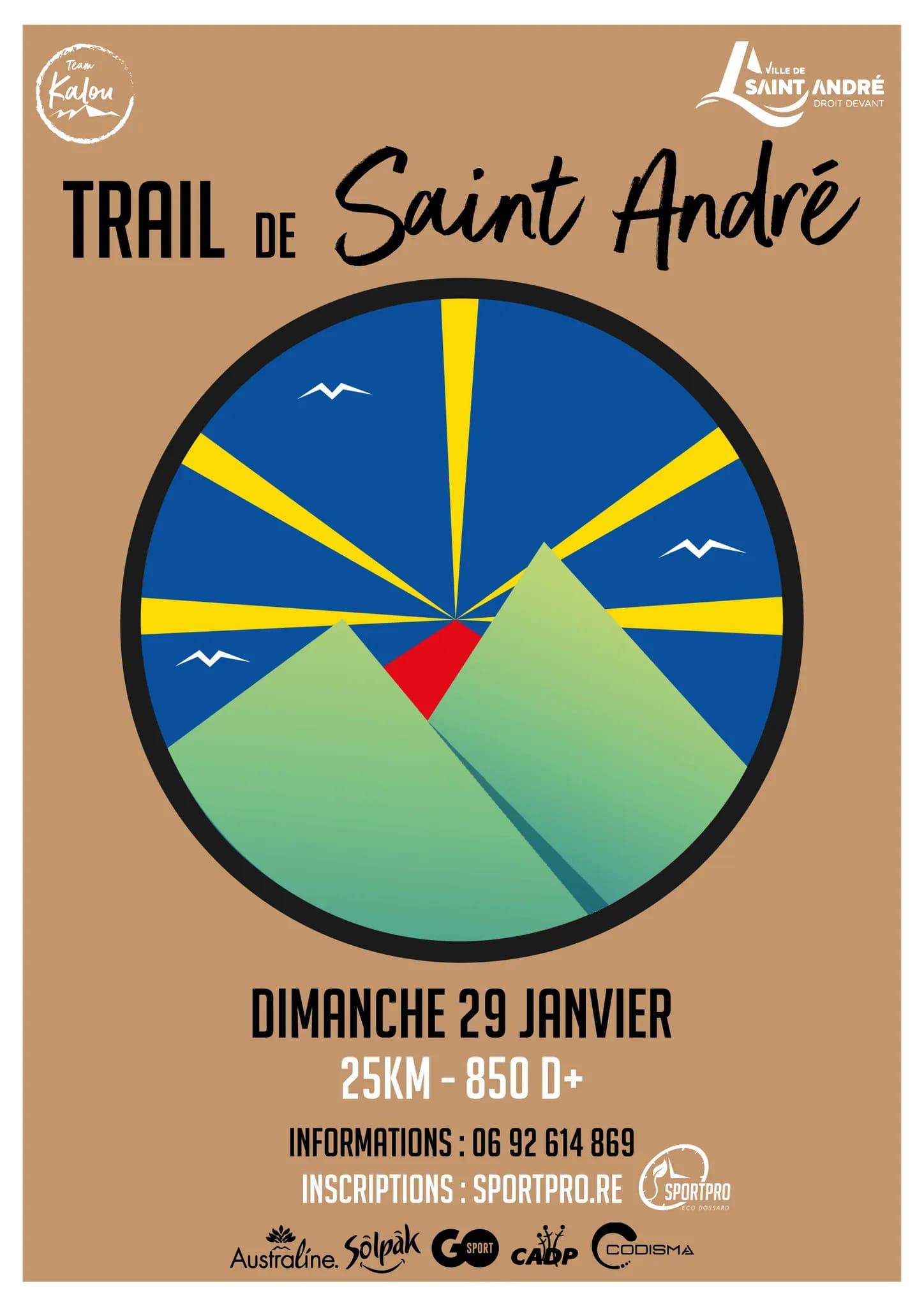 Affiche Trail de Saint-André 2023