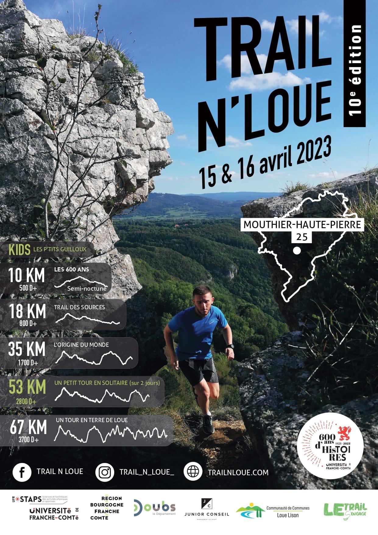 Affiche Trail'N Loue 2023