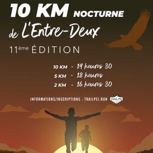 Affiche-10 km Nocturne de l'Entre-Deux 2023
