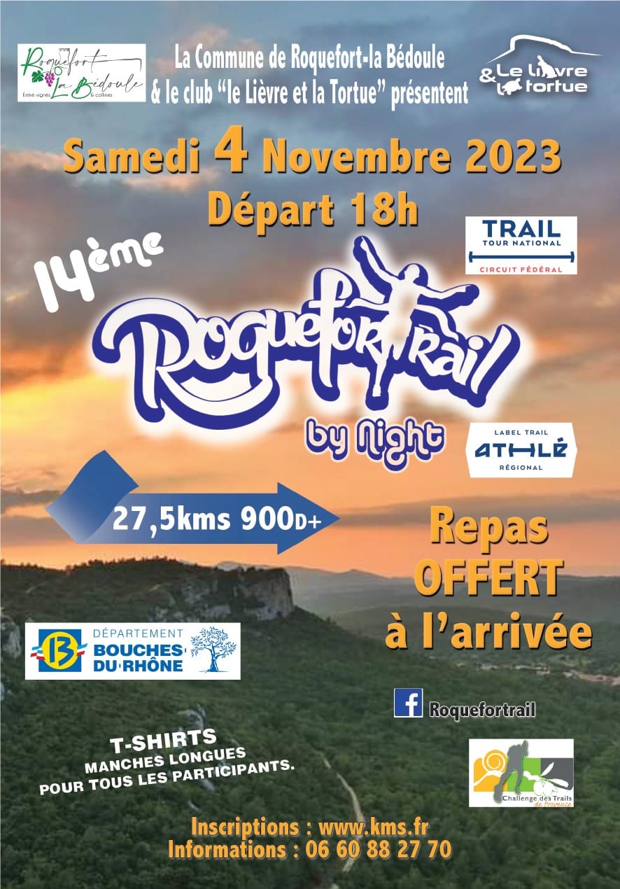 Affiche Roquefortrail 2023