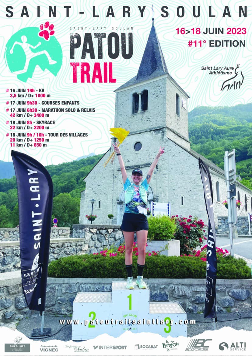 Affiche Saint Lary Patou Trail 2023