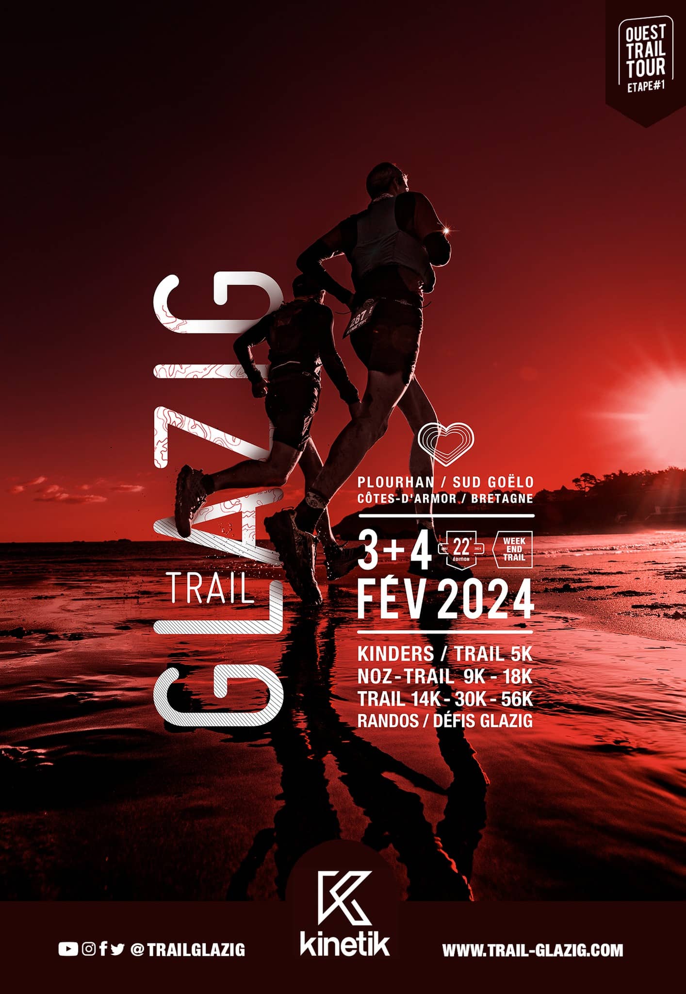 Affiche Trail Glazig 2024