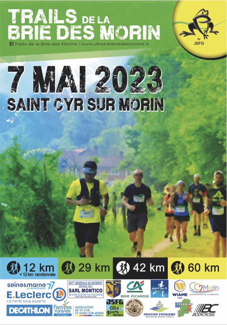 Affiche Trails de la Brie Des Morin 2023