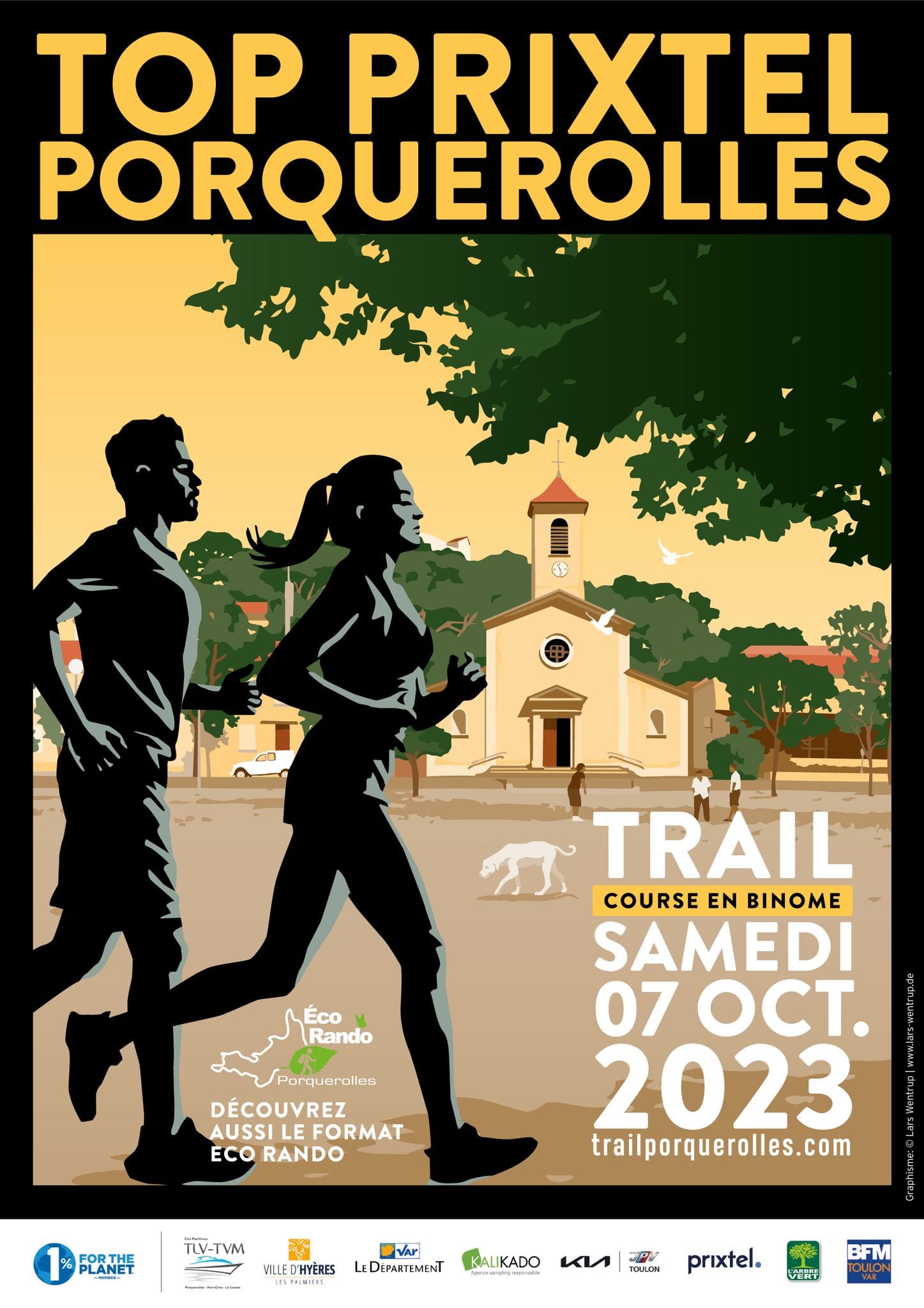 Affiche Top Prixtel Porquerolles Trail 2023