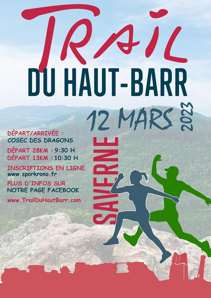 Affiche Trail du Haut-Barr 2023