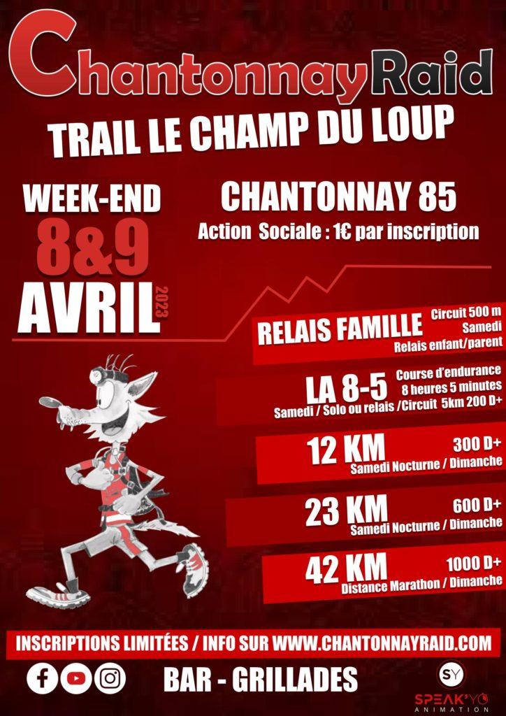 Affiche Trail le Champ du Loup 2023