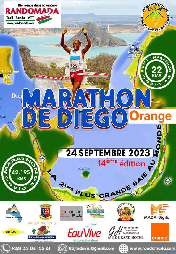 Affiche Marathon de Diego 2023