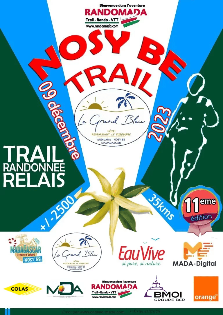 Affiche Nosy Be Trail 2023