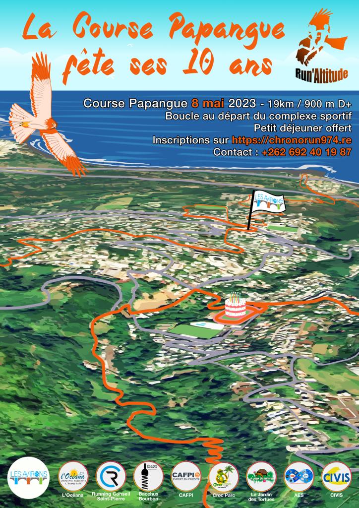 Affiche Course Papangue 2023