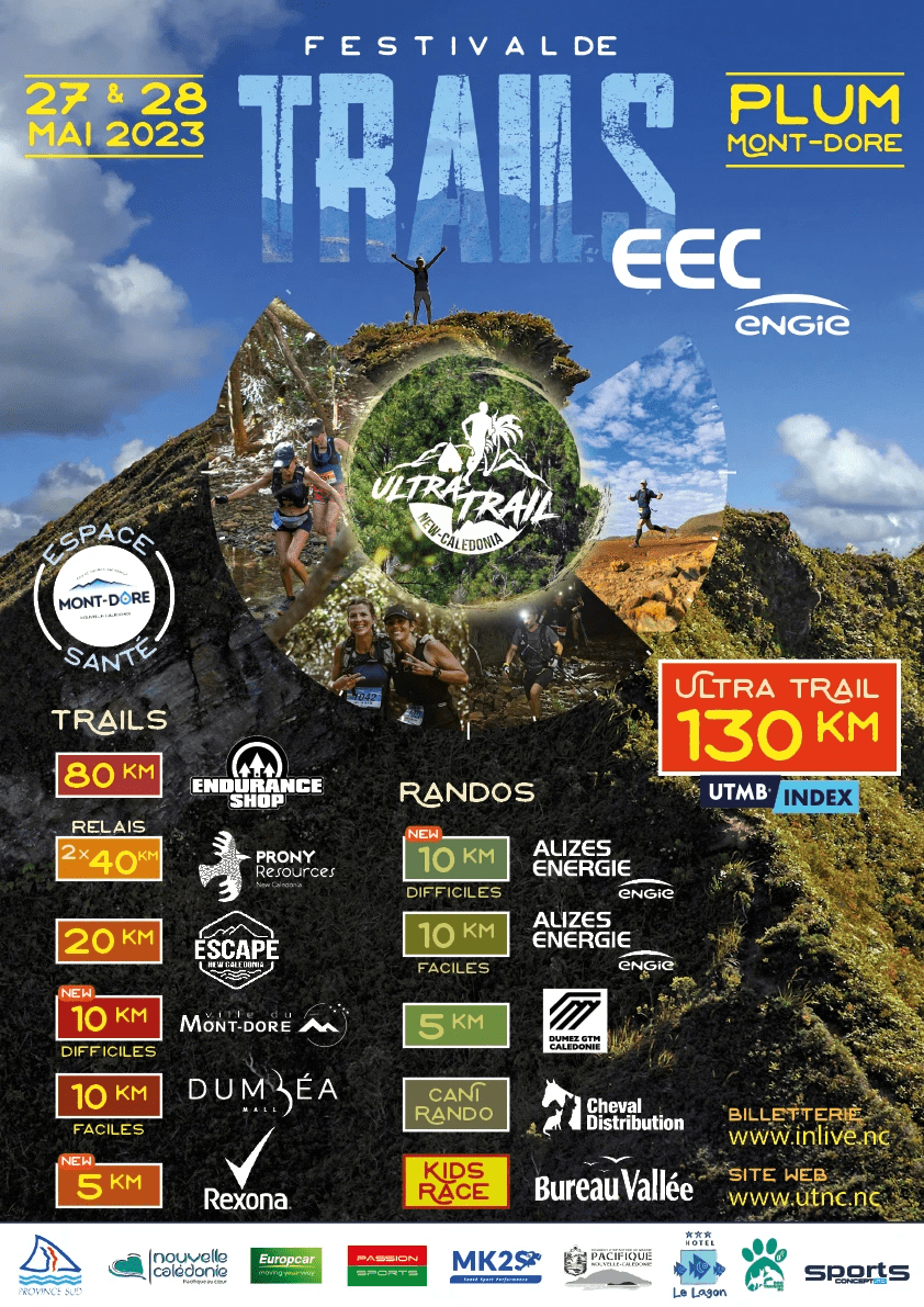 Affiche Festival de Trails EEC Engie 2023