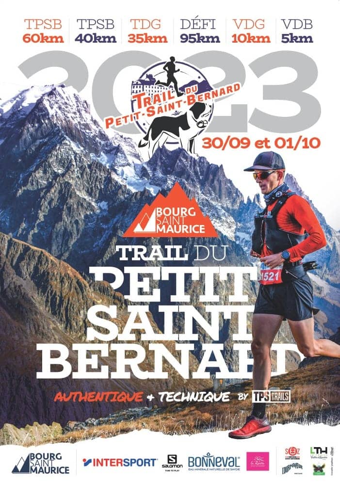 Affiche Trail Du Petit Saint Bernard 2023