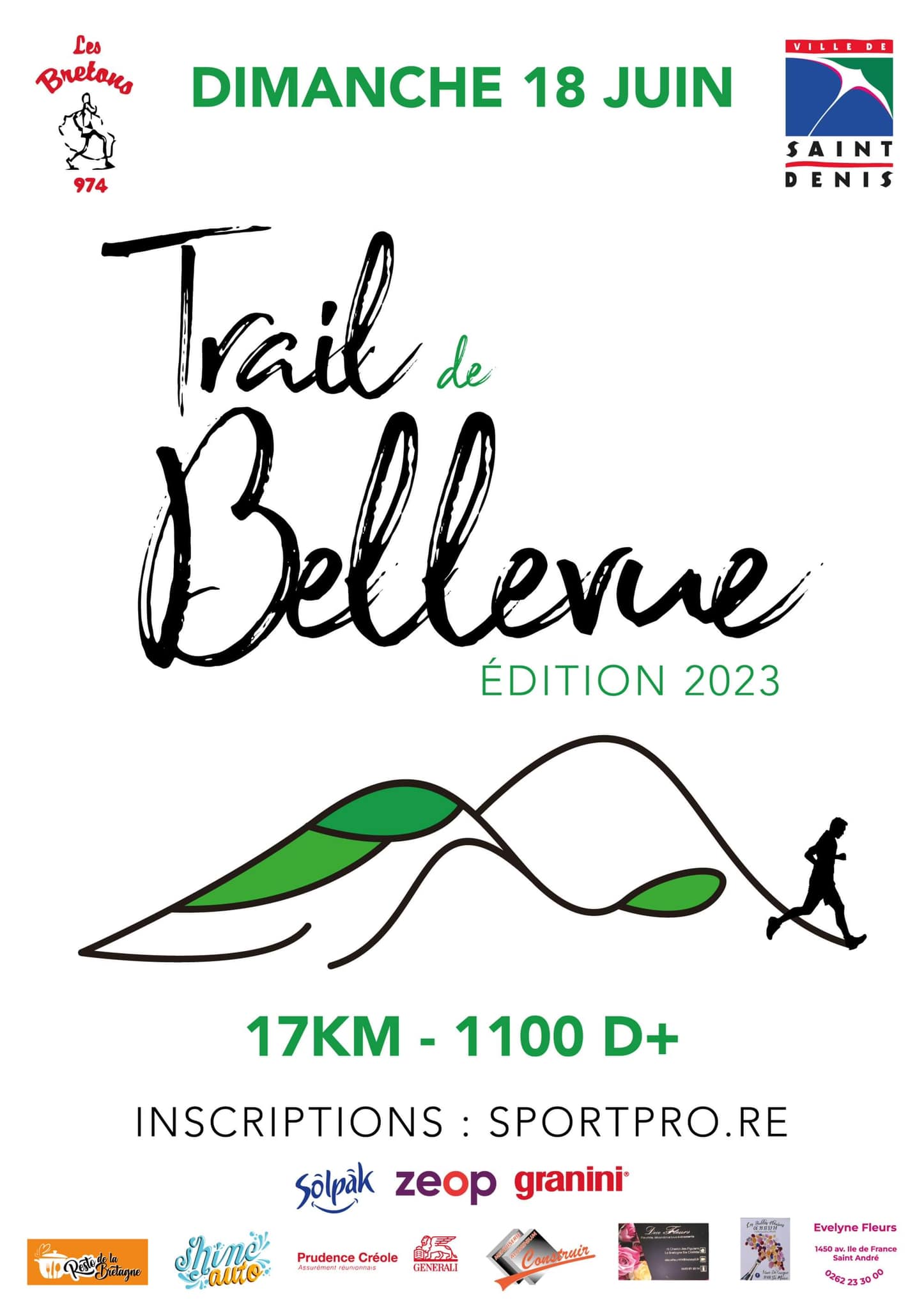 Affiche Trail de Bellevue 2023