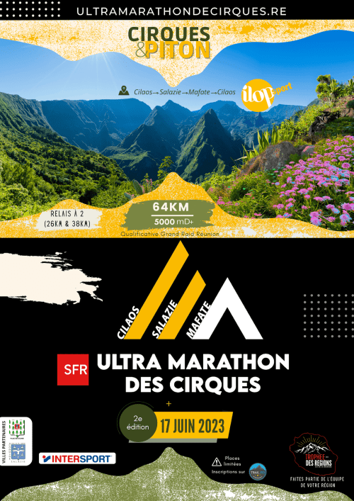 Affiche Ultra Marathon des Cirques UMC 2023