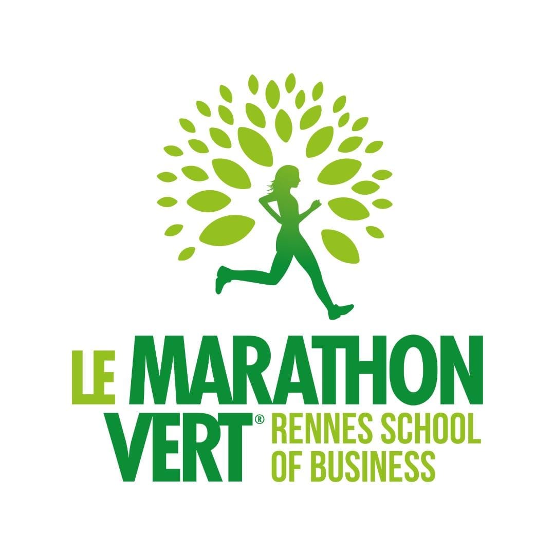Logo Marathon Vert Rennes School of Business