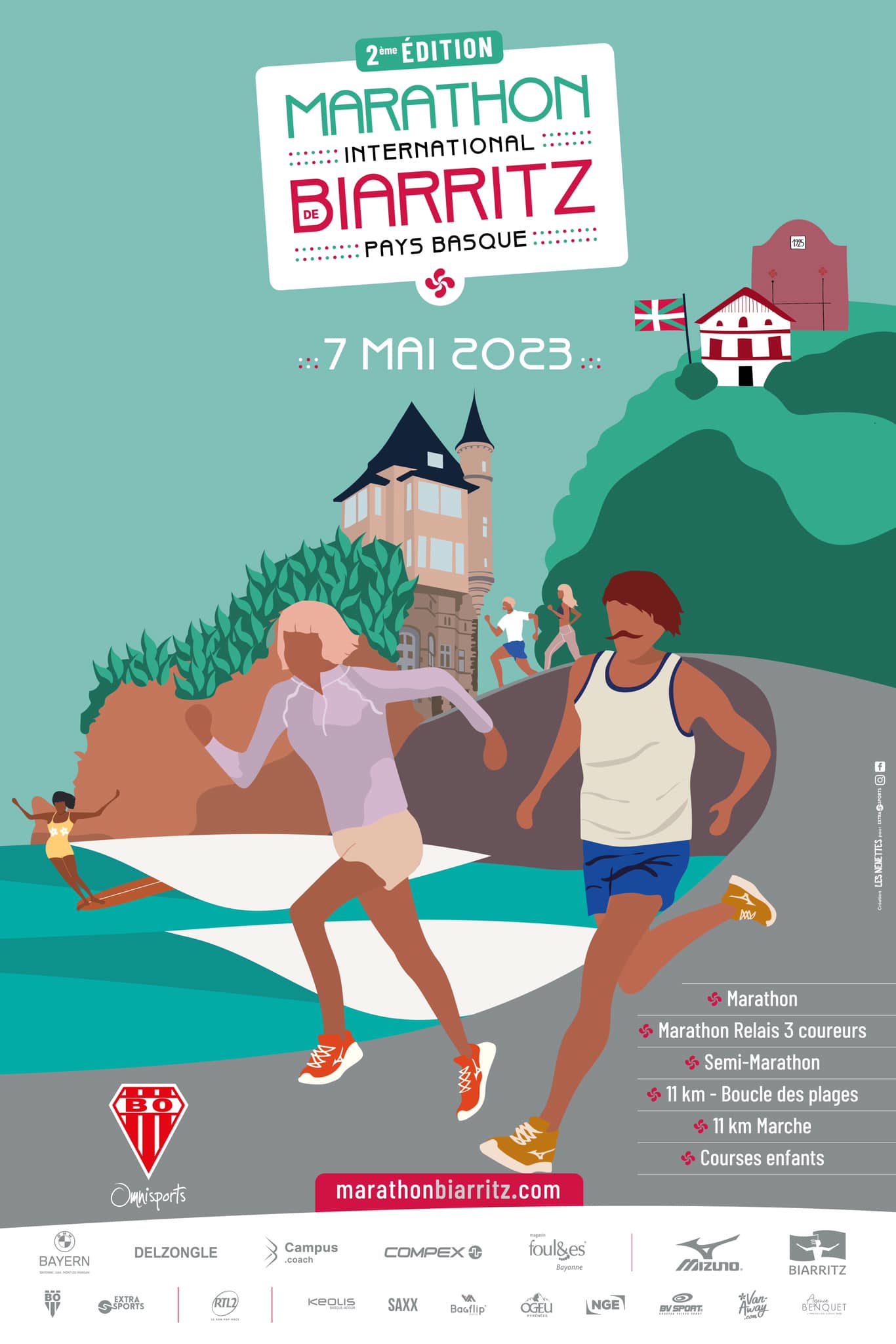 Marathon International de Biarritz Pays Basque 2023 Trail Péi