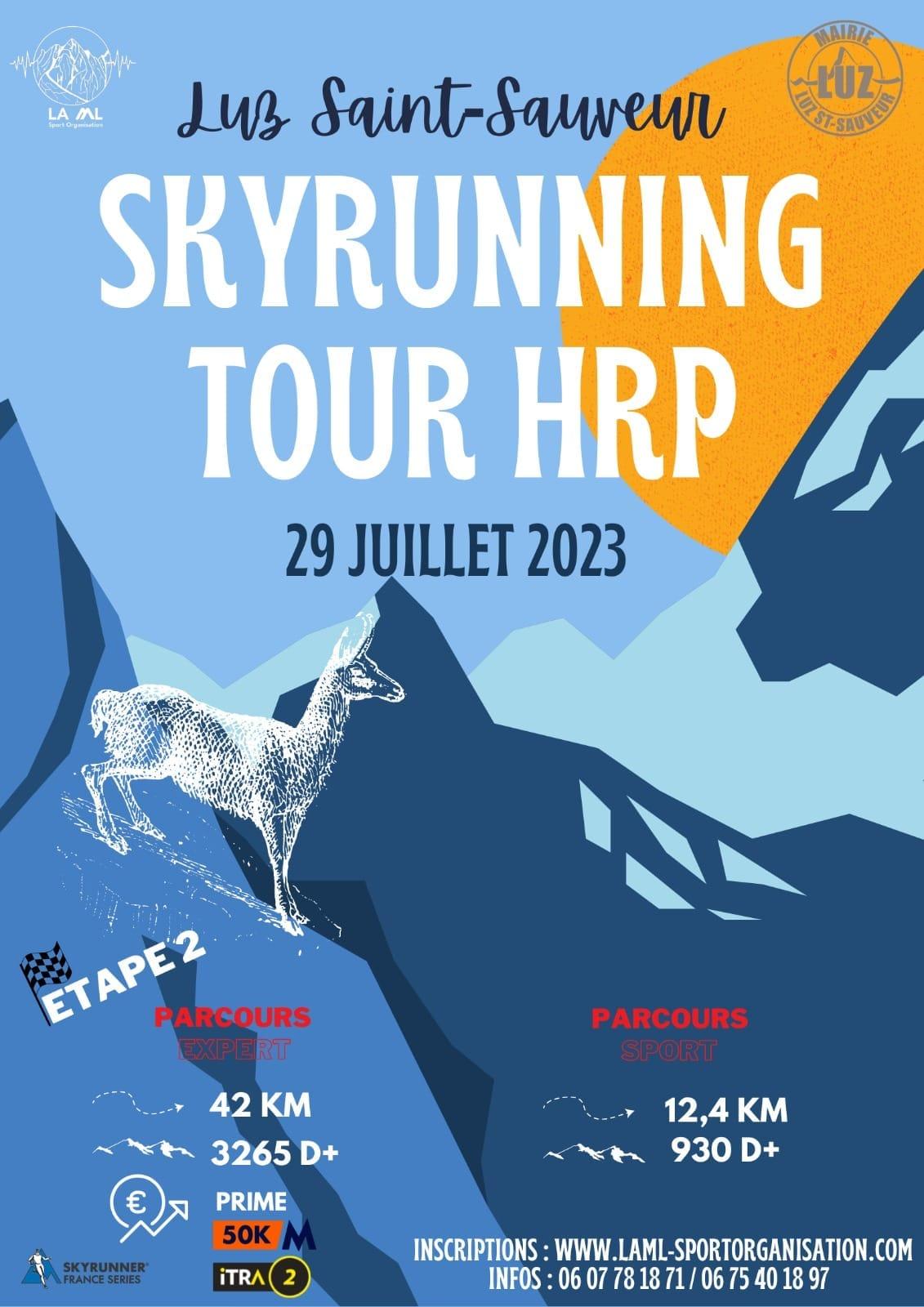 Affiche Skyrunning Tour HRP Luz Saint Sauveur 2023