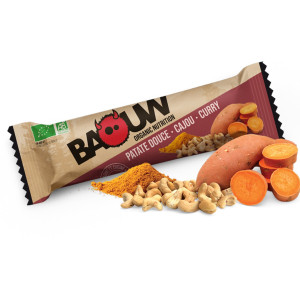 Baouw Barre nutritionnelle bio – Patate douce – Cajou – Curry