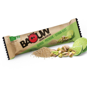 Baouw Barre nutritionnelle bio – Quinoa – Pistache – Citron vert