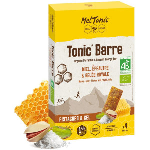 MelTonic Étui Tonic’Barre Bio – Pistaches, Fleur de sel de Guérande et Miel