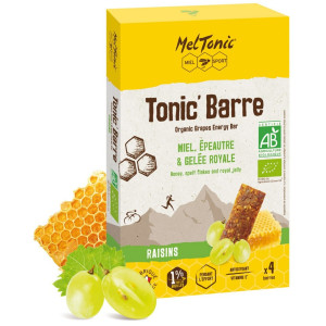 MelTonic Étui Tonic’Barre Bio – Raisins et Miel