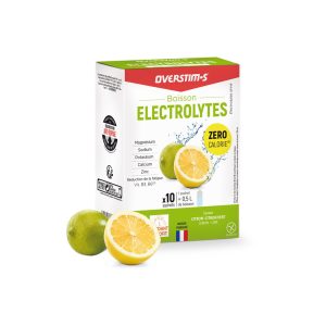OVERSTIMS Boisson Électrolytes 80 g – Citron – Citron Vert