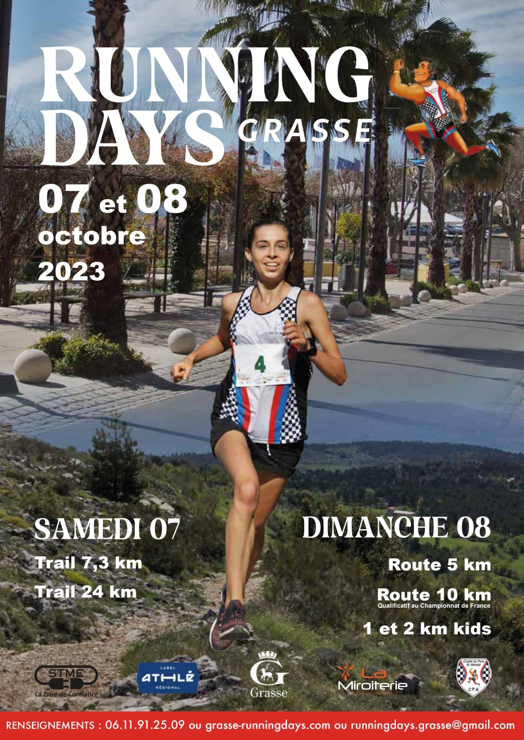 Affiche Grasse Running Days 2023
