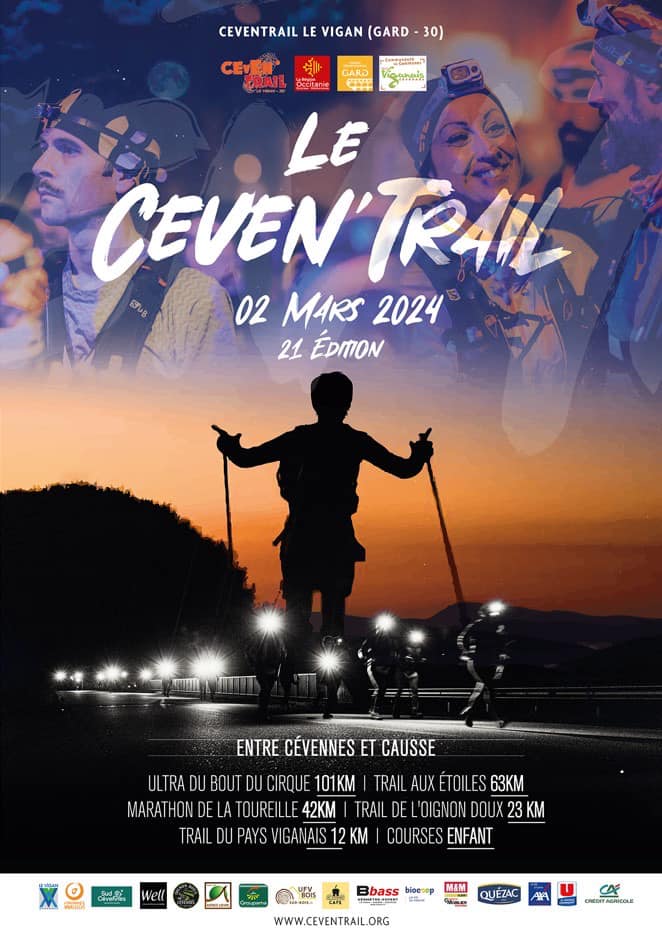 Affiche Ceven Trail 2024