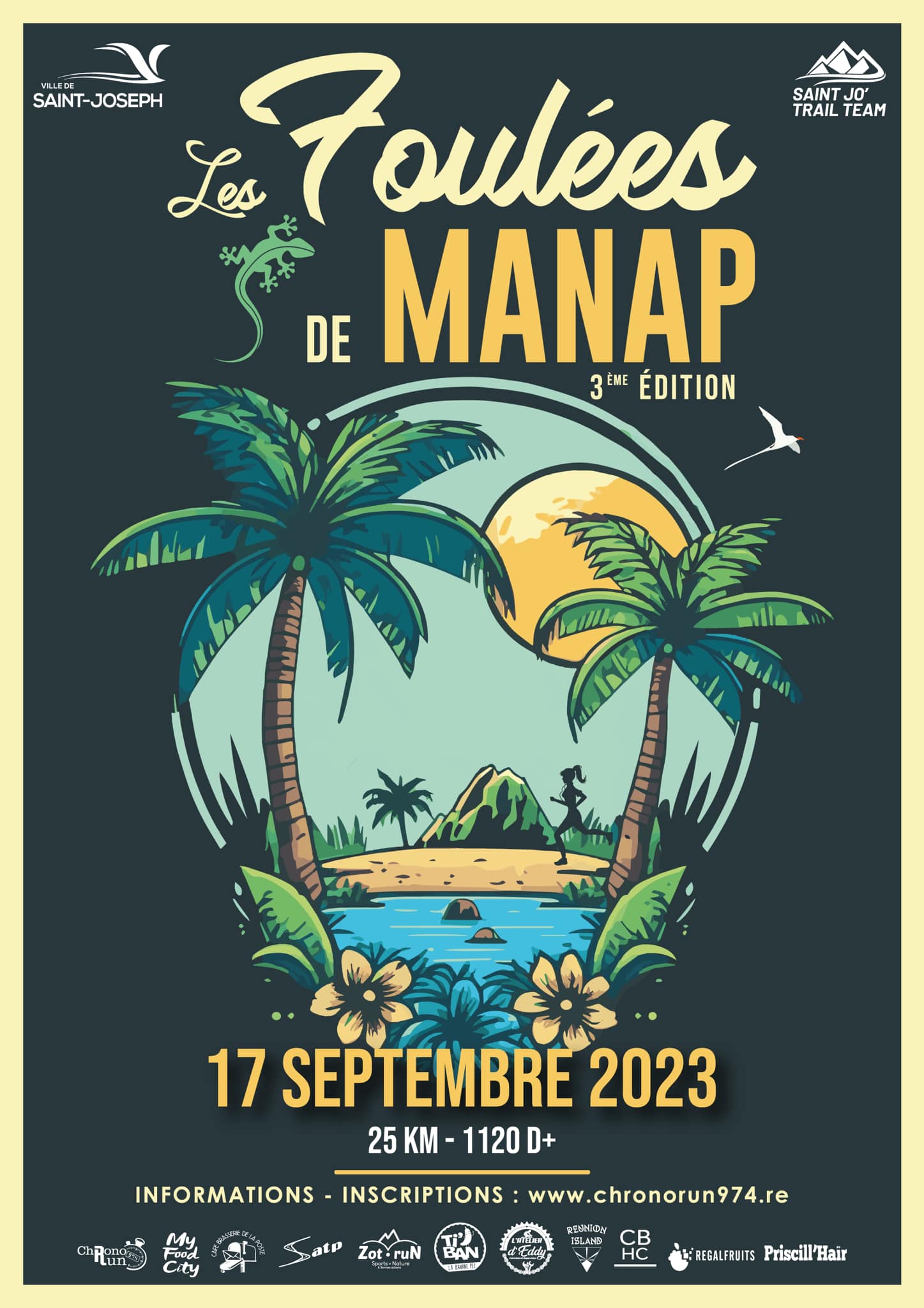 Affiche Les Foulées de Manap 2023