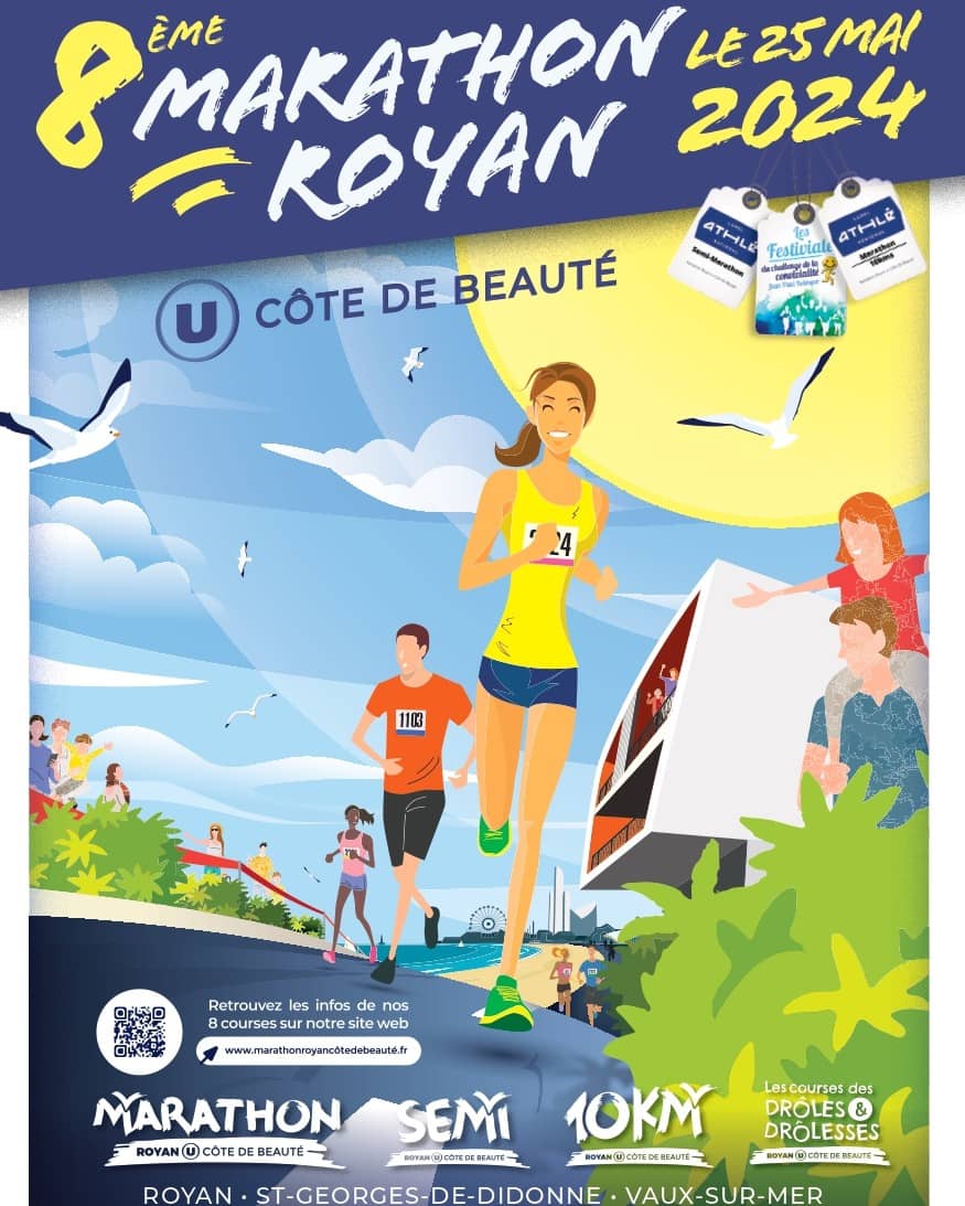 Affiche Marathon Royan U Côte de Beauté 2024