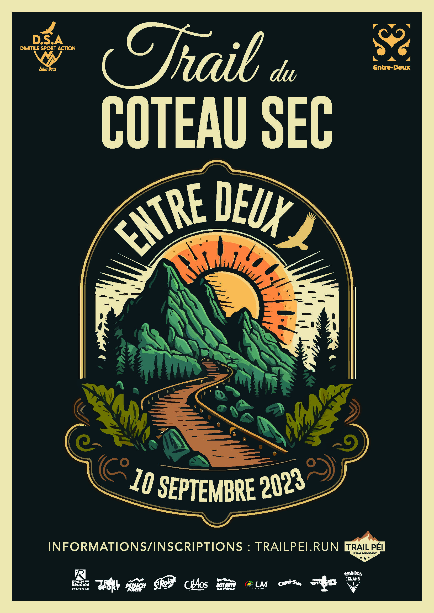 Affiche Trail du Coteau Sec 2023