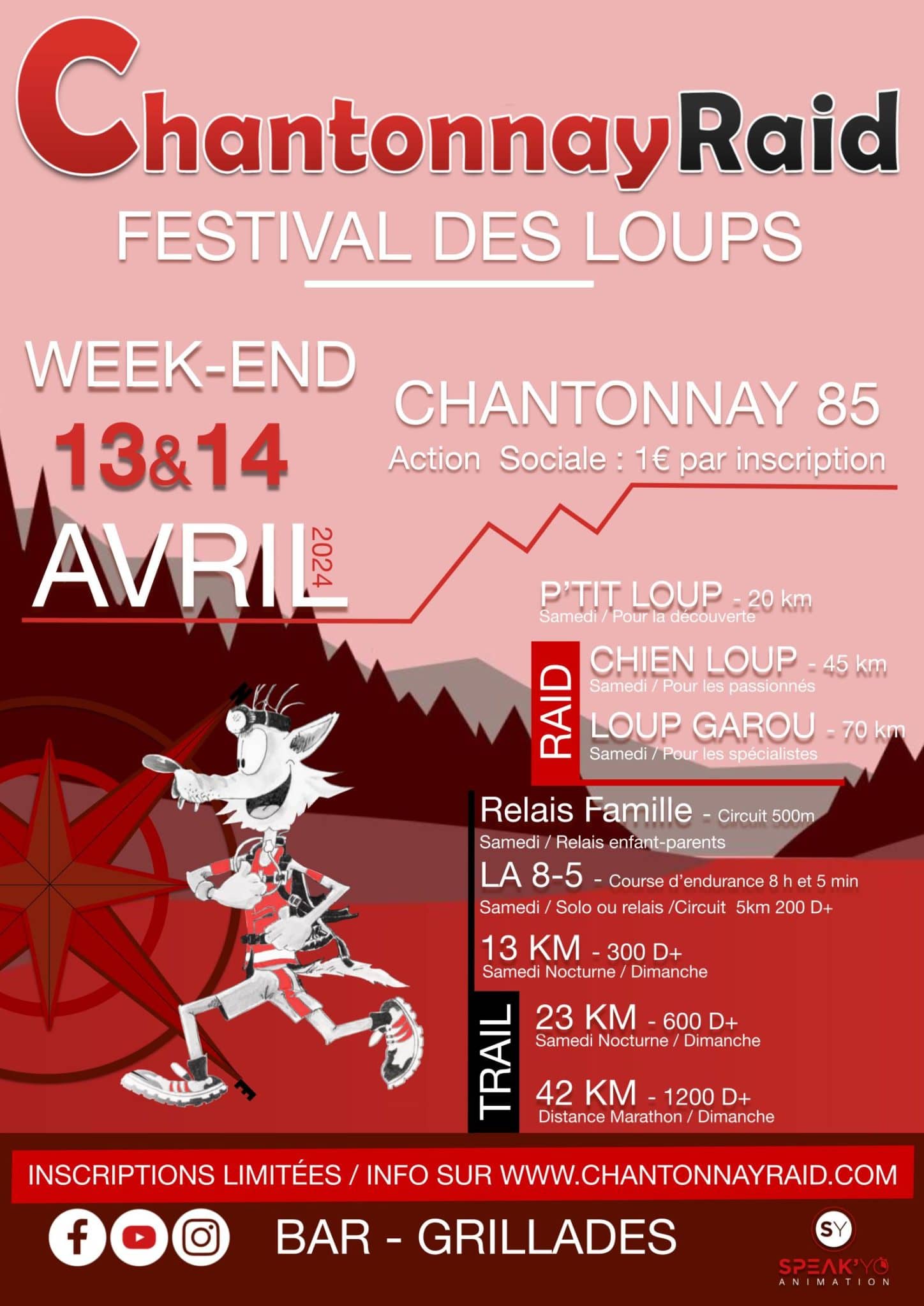 Affiche Festival des Loups 2024