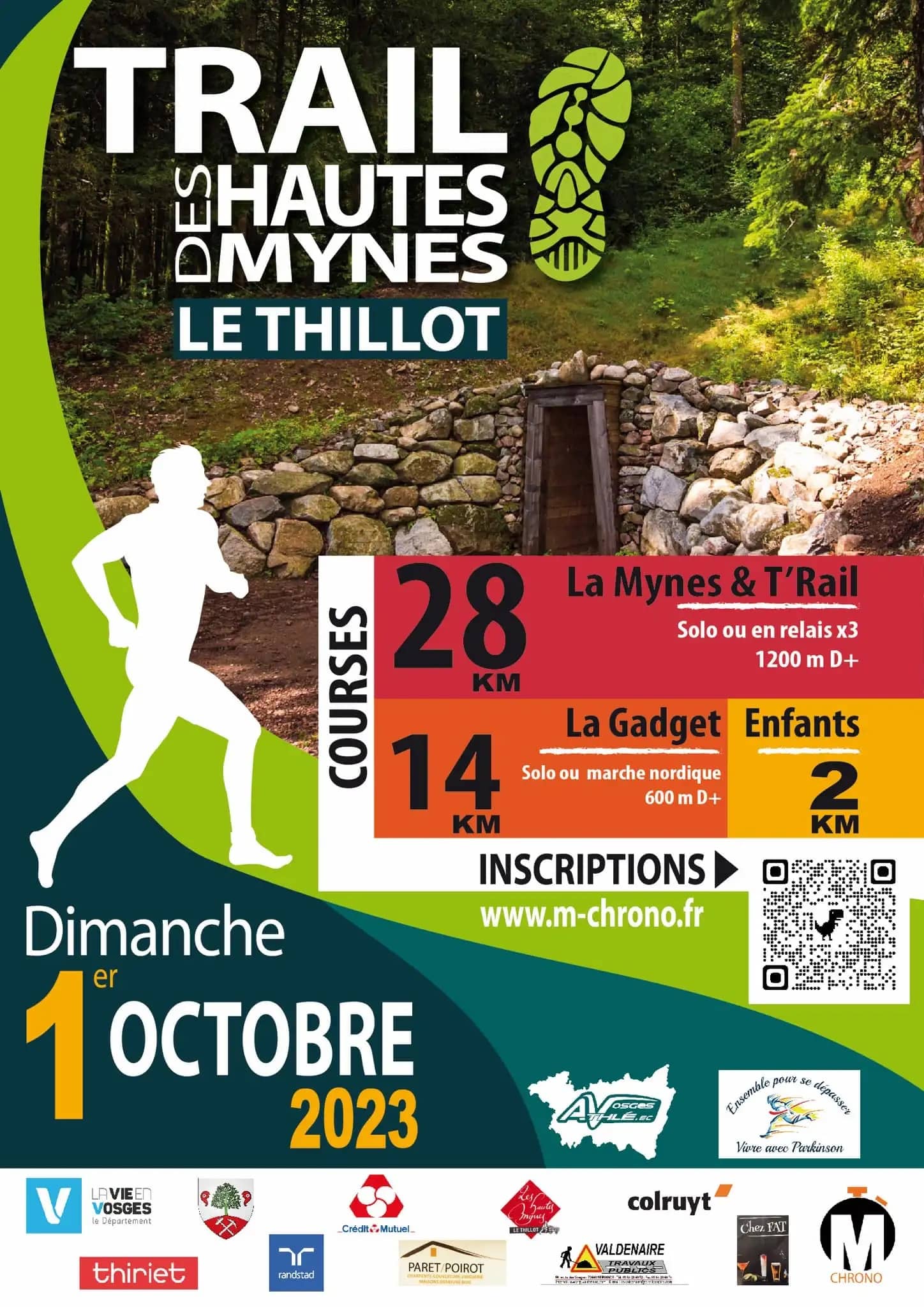 Affiche Trail des Hautes Mynes 2023