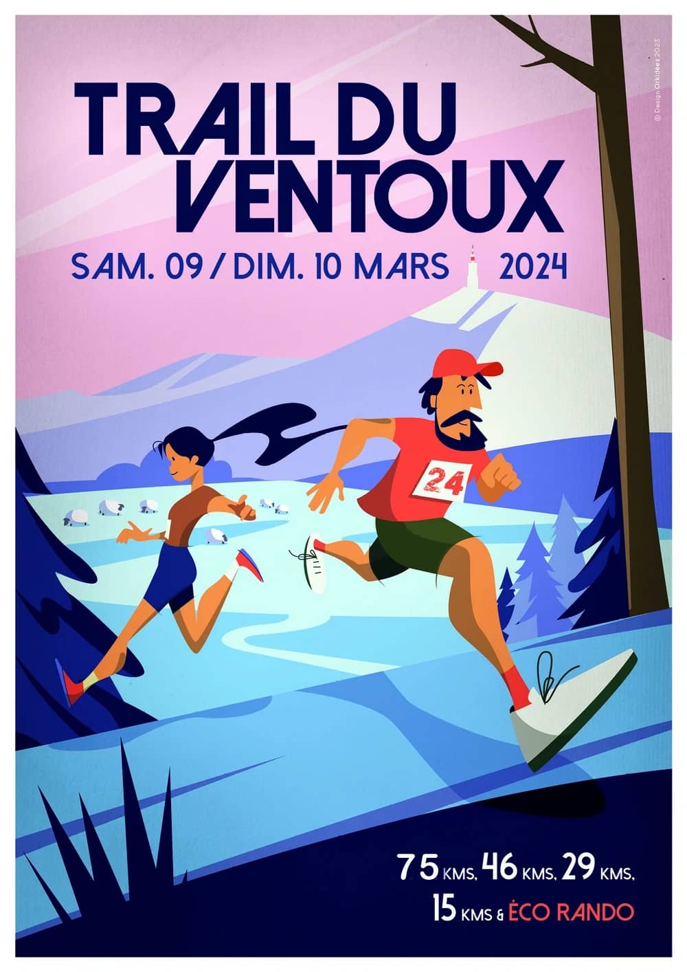 Affiche Trail du Ventoux 2024