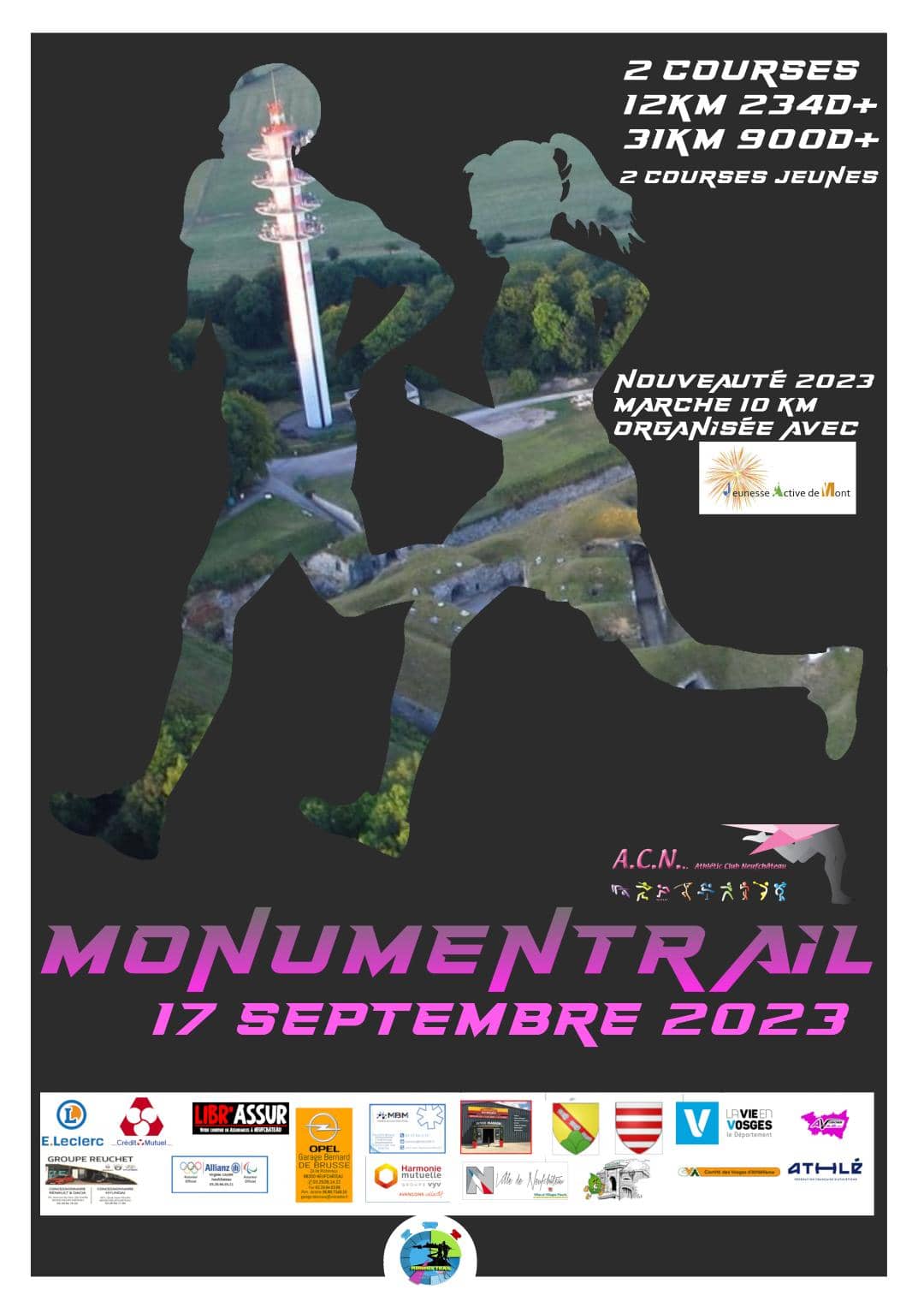 Affiche Monumen'Trail 2023