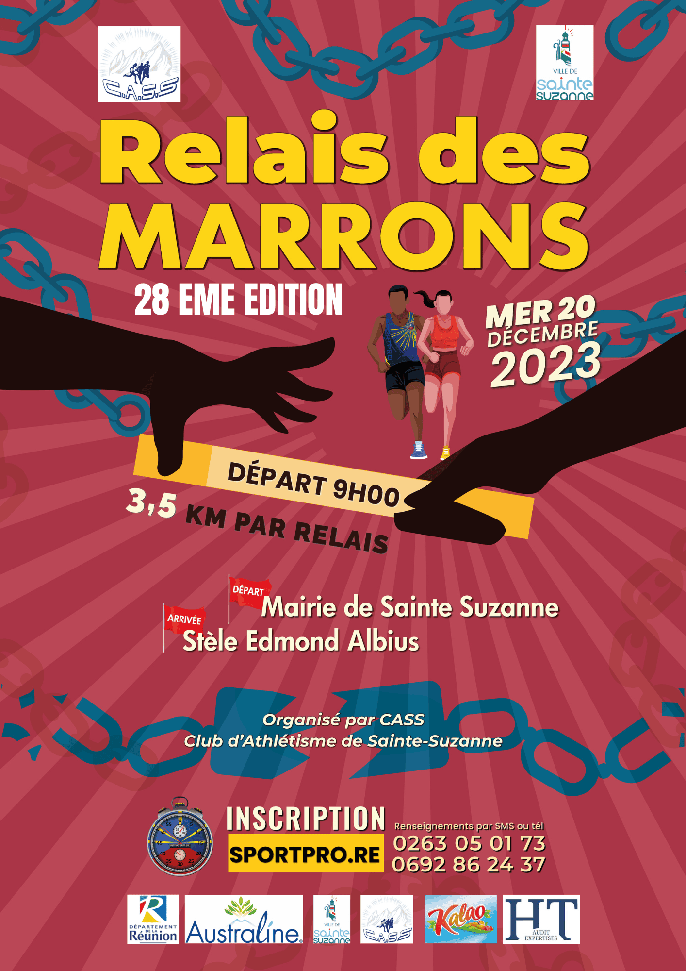 Affiche Relais des Marrons 2023