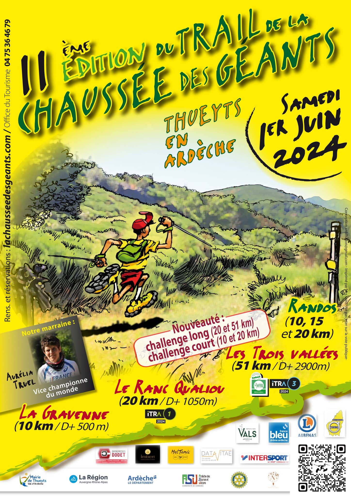Affiche Trail de La Chaussée des Géants 2024
