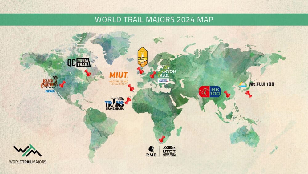 Carte World Trail Majors